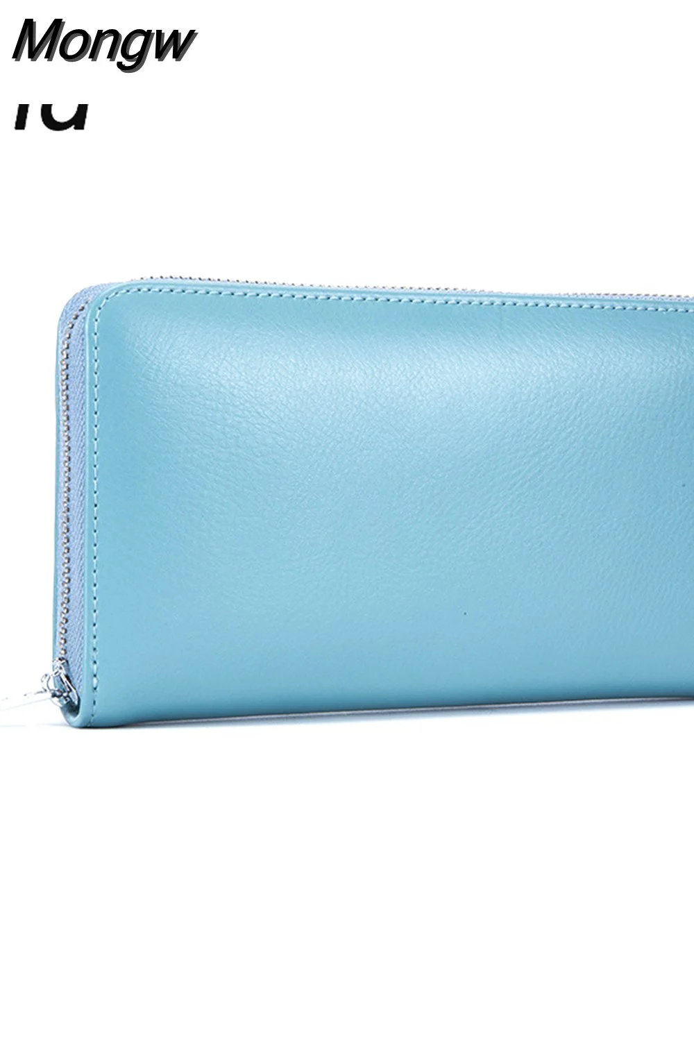 Mongw 36 Slots Genuine Leather Women Wallet Many Departments Female Wallet Clutch High Quality Card Holder Ladies Purse Carteira