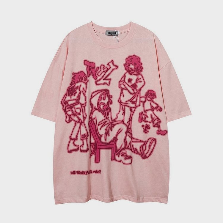 We Vaguely Free Colorful T-shirts