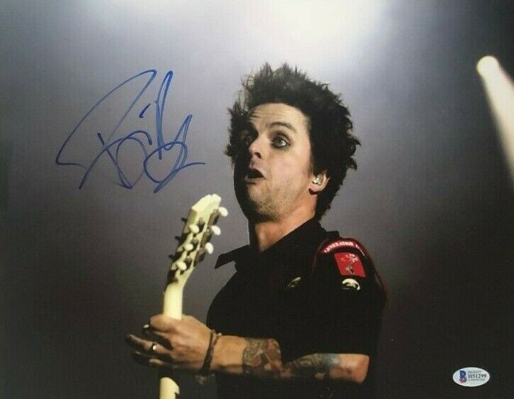 Billie Joe Armstrong signed autographed 11x14 Photo Poster painting Green Day Beckett BAS