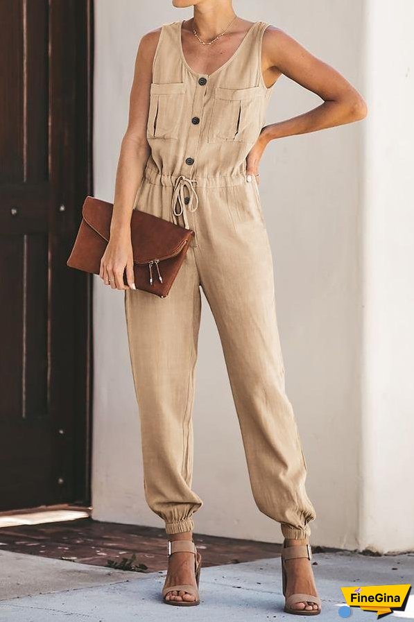 Chiffon Sleeveless Jumpers