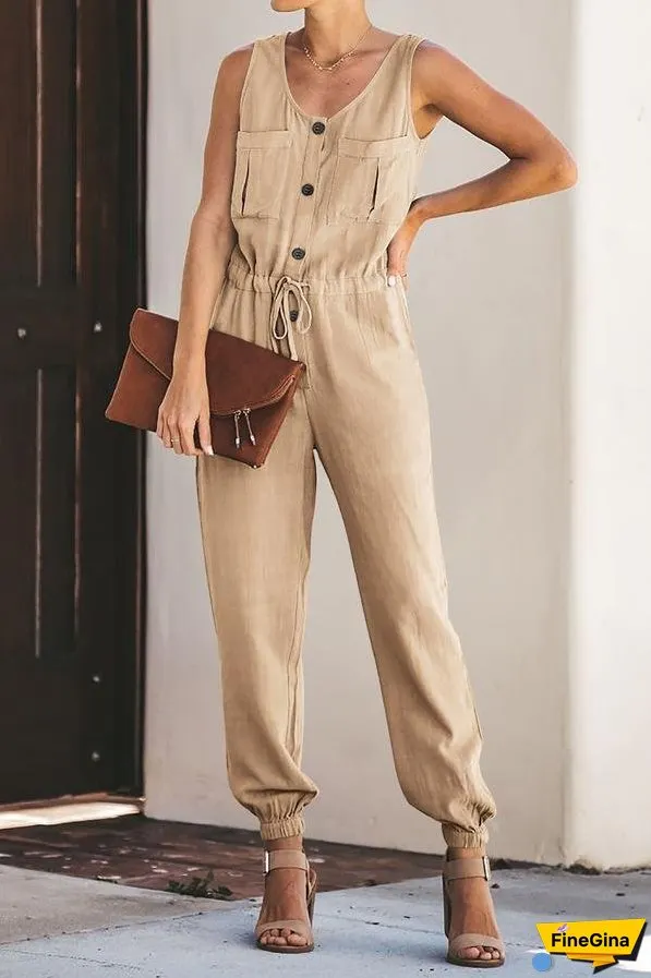 Chiffon Sleeveless Jumpers