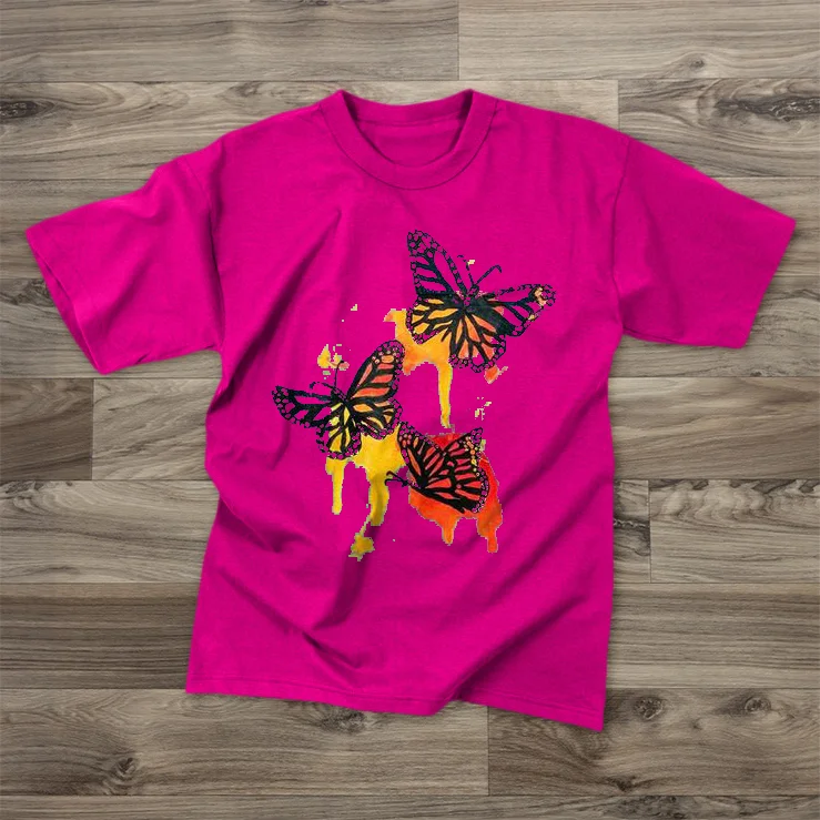 Retro Fashion Casual Loose Short Sleeve T-Shirt