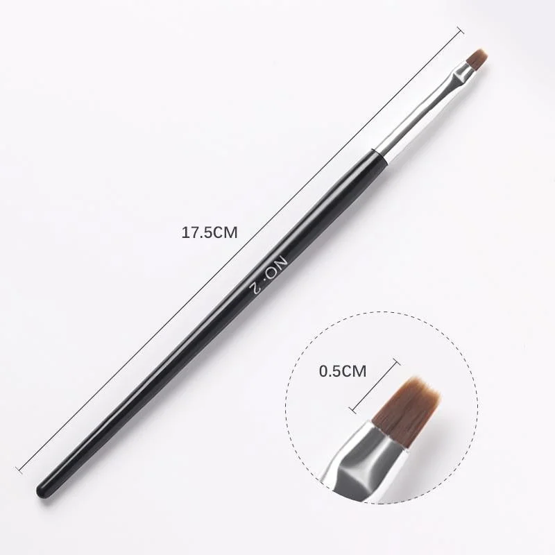 1Pc Nail Art Brushes For Manicure UV Gel Brush Pen Extensions Acrylic Nail Art Painting Drawing Carving Pen Phototherapy Brush-Nail Inspo