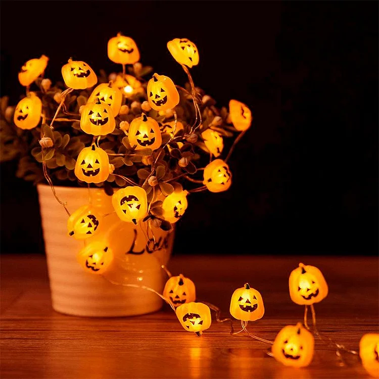 Halloween Pumpkin String Lights | 168DEAL