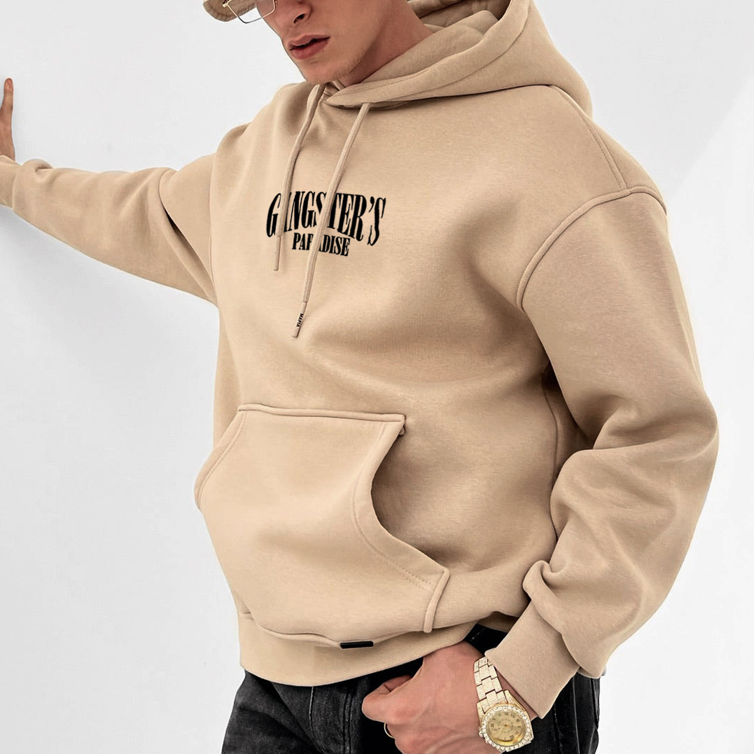 Oversized Men's Casual Fashion Printed Hoodie Sweatshirt