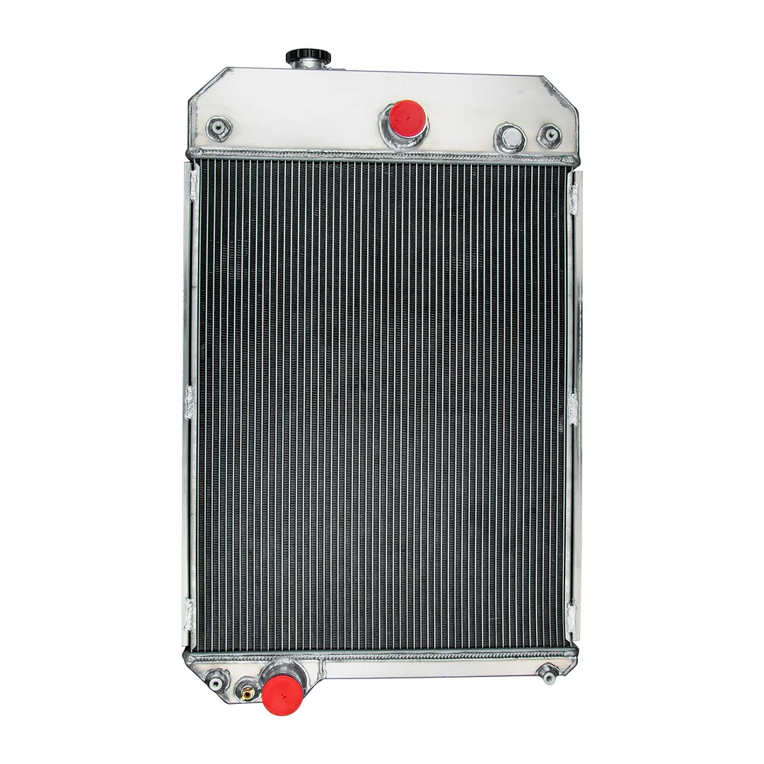 Alloyworks 6 Rows Aluminum Radiator For Perkins 2485B284 1006-6T Stationary Engine 35.66"H x 22.75''W