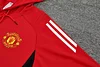 2024/2025 Manchester United Hooded Long Sleevesd Training Kit Football Jersey 1:1 Thai Quality