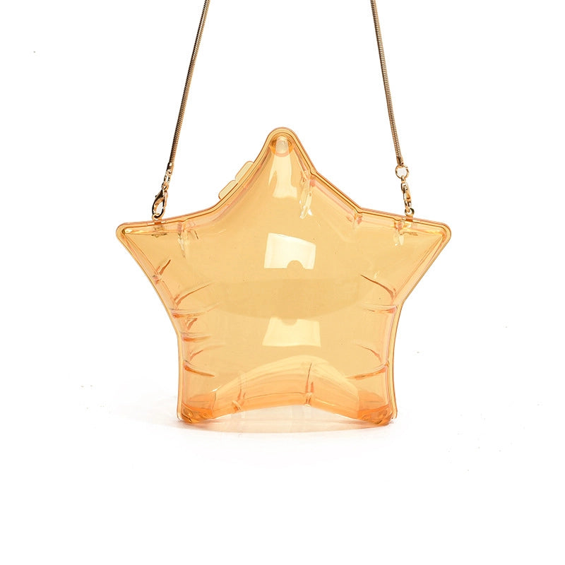 Women’s PVC Solid Color Streetwear Lock Clasp Shoulder Bag