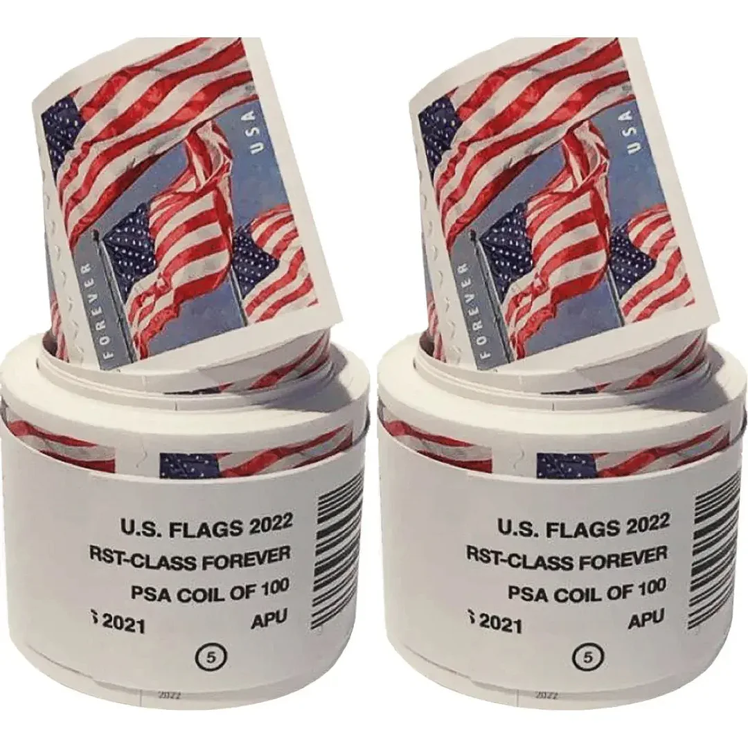 [ Rolls ] 2022 U.S. Flag Forever Stamp