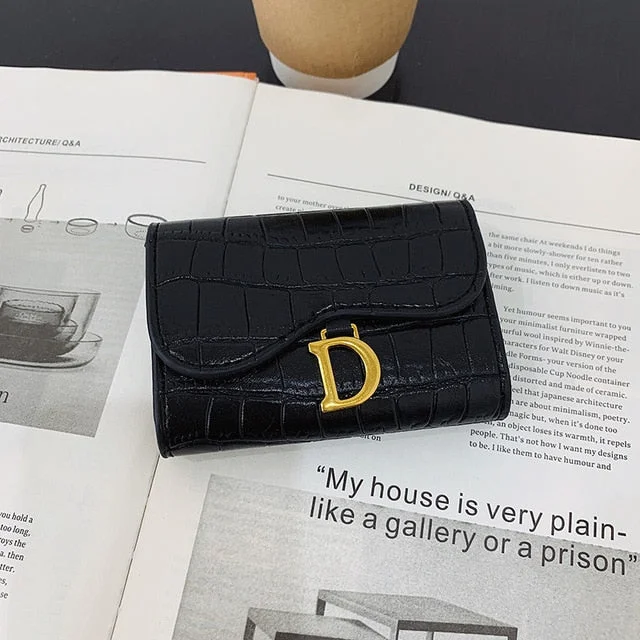 Wallets Small Fashion Brand Leather Purse Women Ladies Card Bag For Women Clutch Women Female Purse Money Clip Wallet Cardholder