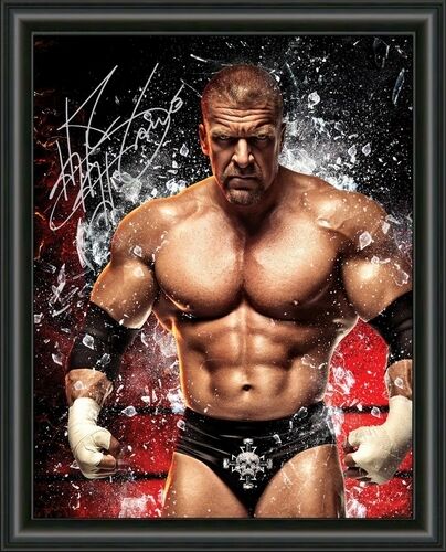 WWE - TRIPLE H A4 SIGNED HHH AUTOGRAPHED Photo Poster painting POSTER