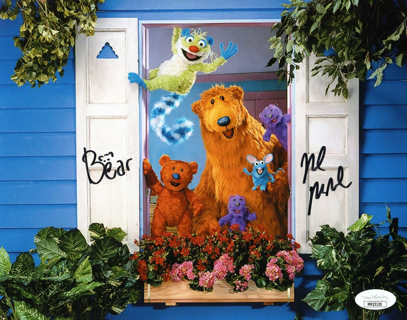 Noel MacNeal Bear in the Big Blue House 8x10 Photo Poster painting Signed Autograph JSA Cert COA