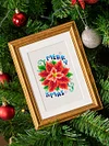 16pcs Mini Square Diamond Painting - Christmas