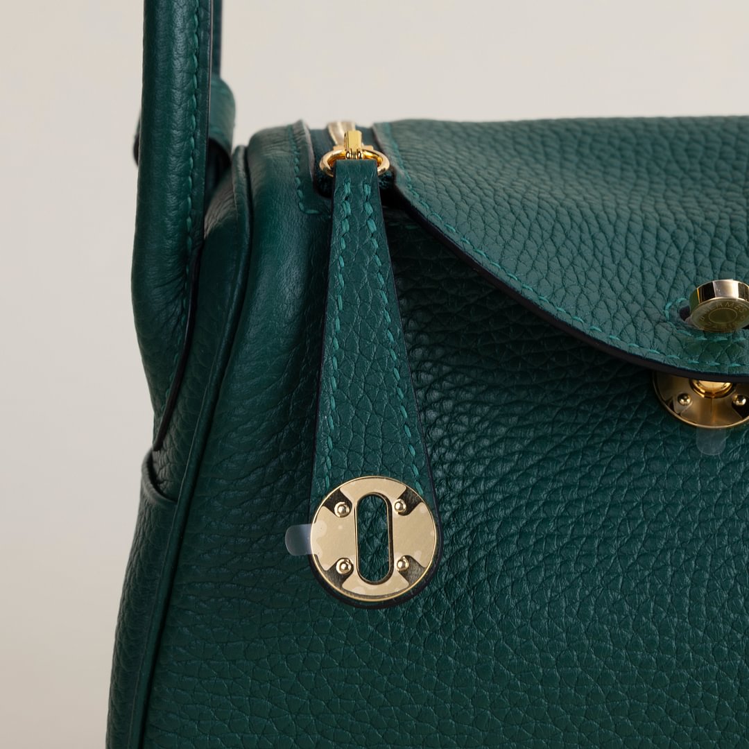 Mini Lindy  Clemence leather  Z6 Malachite GHW