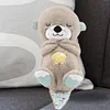 Soothe and Snuggle Otter with Music Lights Portable Plush Baby Toy for Infants