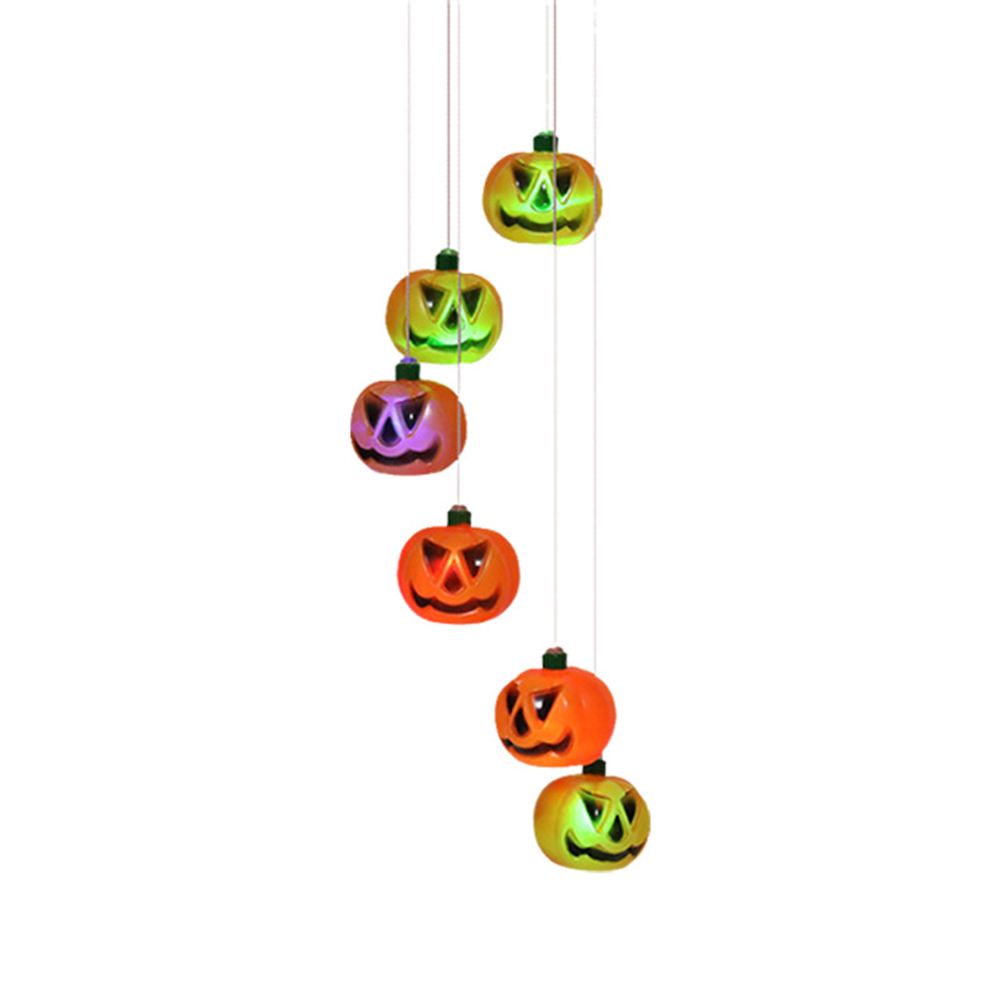 

LED Solar Wind Chime Lamp Halloween Party Decorative Hanging Night Light, 501 Original