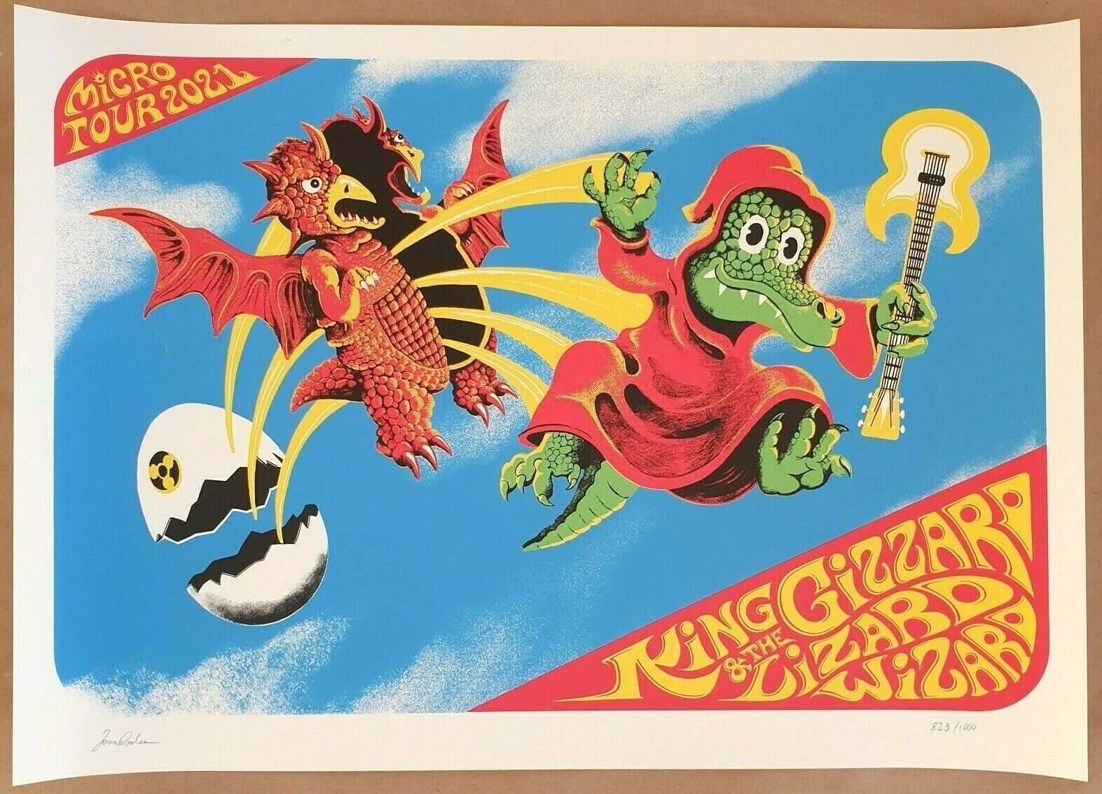 KING GIZZARD & THE LIZARD WIZARD - MICRO TOUR AUSTRALIA 2021 Official Gig Poster