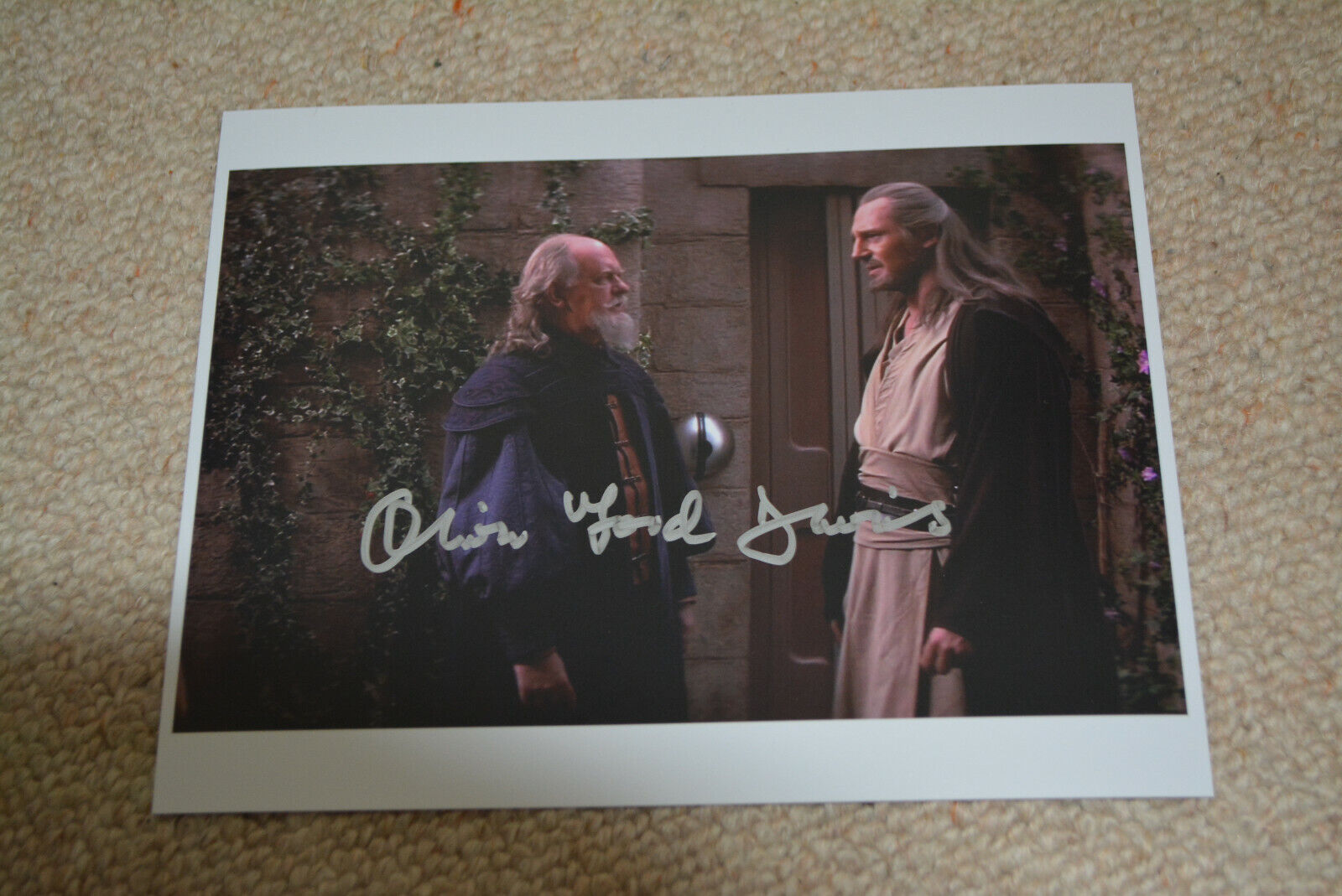 OLIVER FORD DAVIES signed autograph In Person 8x10 STAR WARS