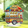 (US Only)2D Flat Print Taco Cart Light DIY Diamond Painting Desktop Decorations