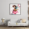(Multi-Style) Quirky Girl-11CT Stamped Cross Stitch 40*40cm/15.75*15.75in