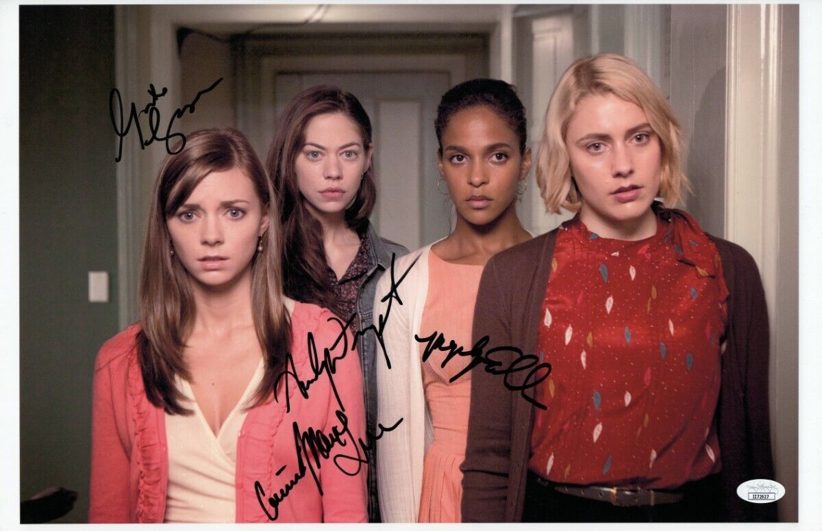 Damsels in Distress Cast Autographed 11X17 Photo Poster painting Gerwig Tipton JSA II72927