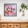 Disney Mickey And Minnie Alphabets-Full Round Diamond Painting 40*40CM