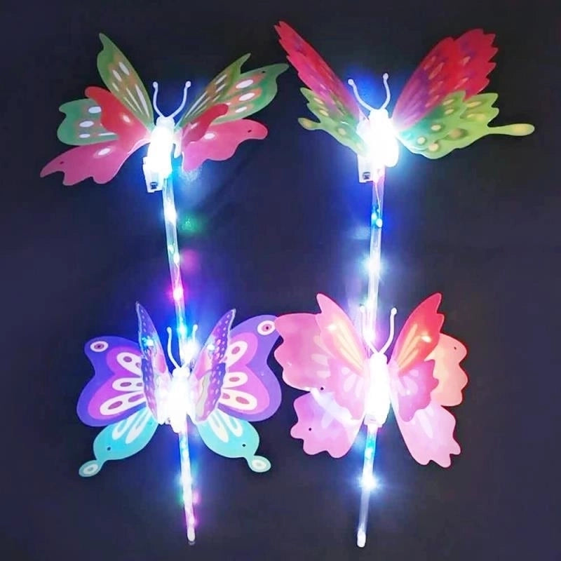 Handheld Butterfly Luminous Glow Stick Toy Light-emitting Sword Toy
