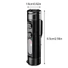 LED Tactical Flashlight with Hat Clip Super Bright Flashlight for Hiking Outdoor