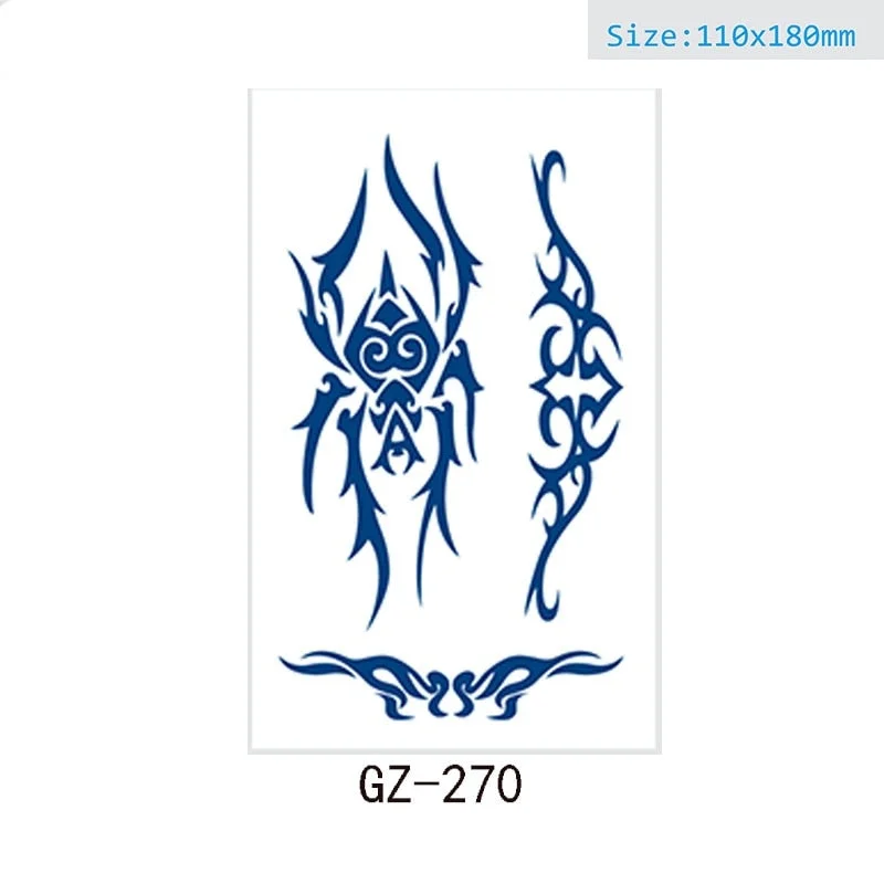 Juice tattoo stickers Net celebrity tattoo stickers lasts 15 days Herbal semi-permanent tattoo stickers