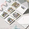 12Pcs Lavender DIY Diamond Painting Greeting Cards for Adult Holiday Gifts