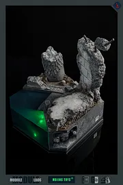 mOjingToys - Module series - L006[ BVS Kryptonite Ruins DIORAMA