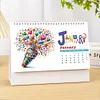 (US Local)2026 Diamond Painting Monthly Calendar Kit Diamond Art Calendar for DIY Crafts Party