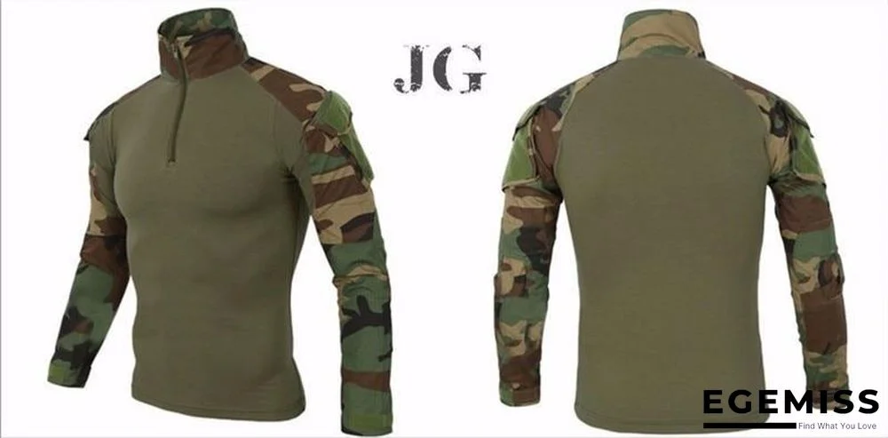 Camouflage colors Army Combat Uniform military shirt cargo multicam Airsoft paintball tactical cloth with elbow pads | EGEMISS
