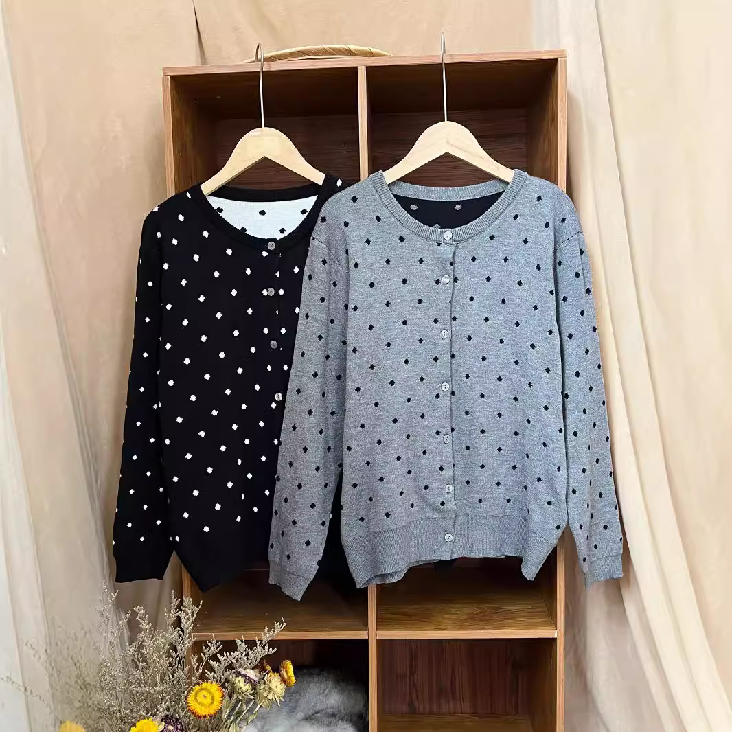 Chicfifth Sweater Women Winter Long Sleeve High Quality Autumn Vintage Top Knitted Cardigan