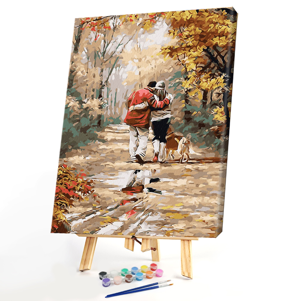

40*50CM - Paint By Numbers - Love, 501 Original