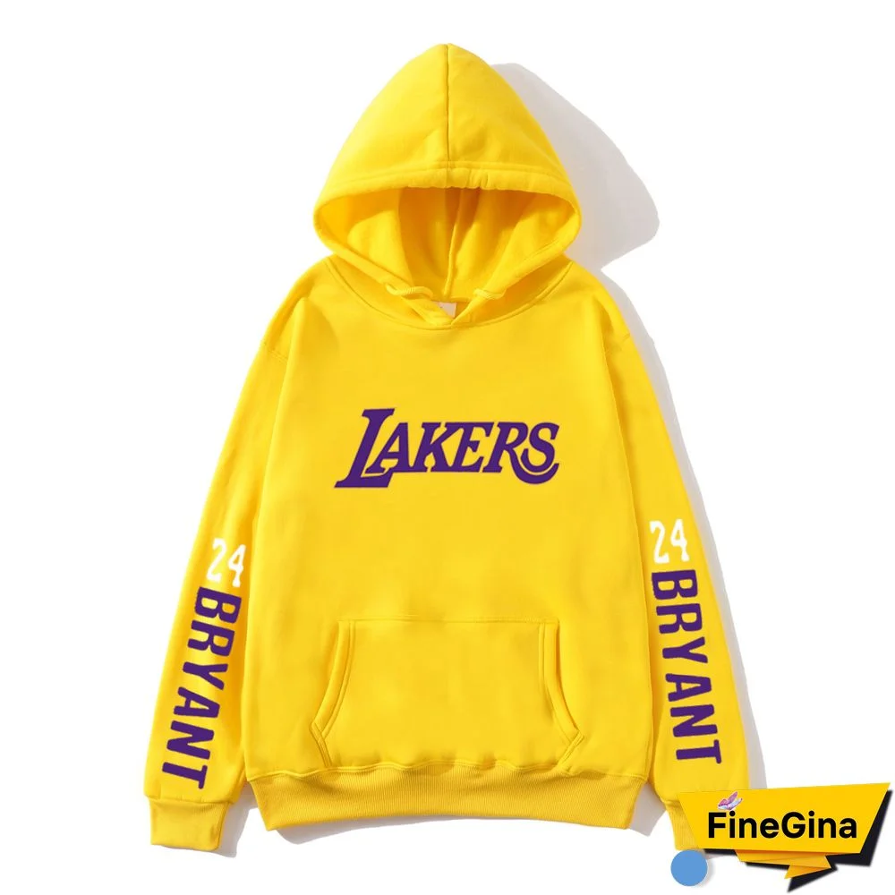 Nba Sweatshirt Lakers Bryant 24 Men's And Women's Sweatshirt