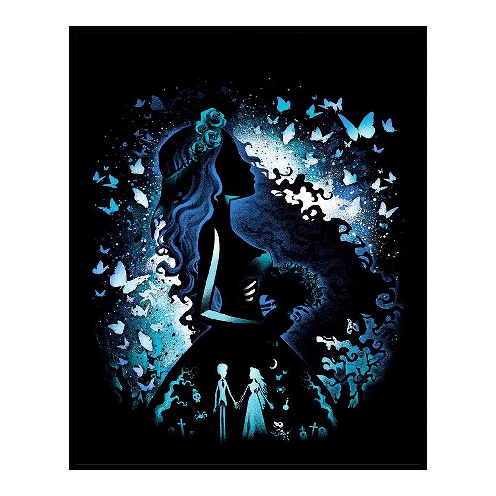 11CT Full Stamped Cross Stitch - Silhouette Series(Canvas|40*50cm)