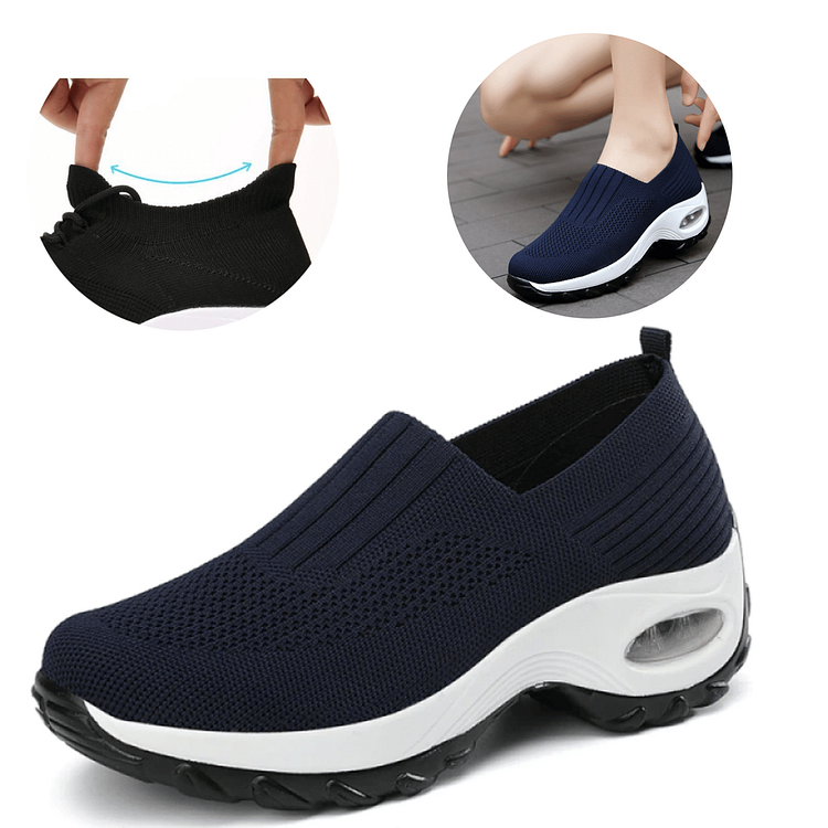kinetic women's anti slip walking plantar fasciitis shoes