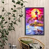 5D DIY Full Round Drill Diamond Painting Lighthouse Kit Home Decoration 40x60cm