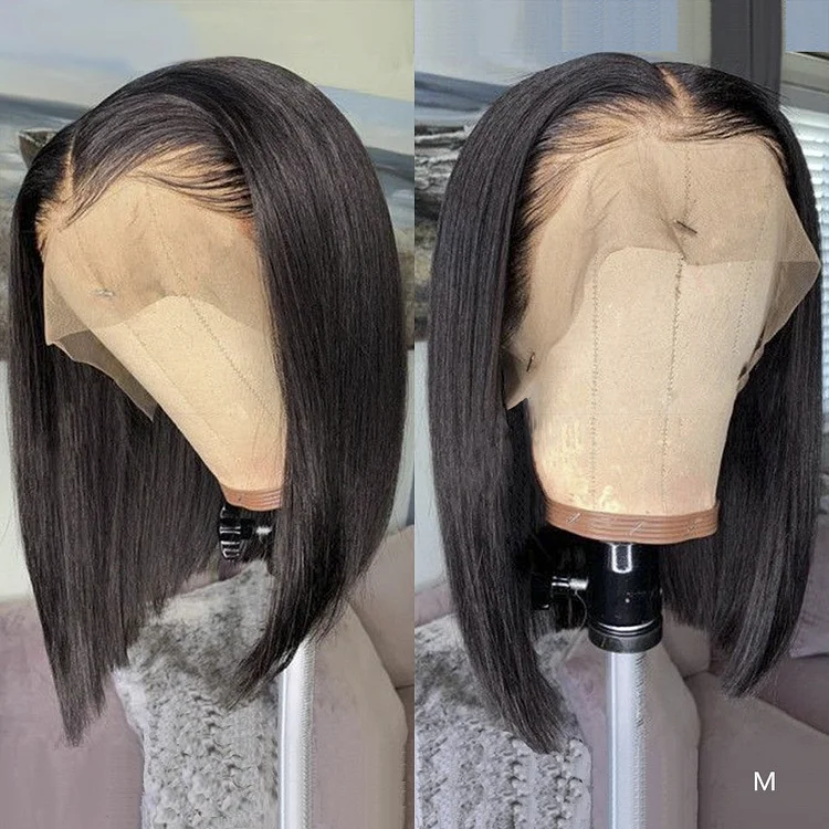 Brazilian Straight Hair 360 Lace Bob Wigs Lady Wig