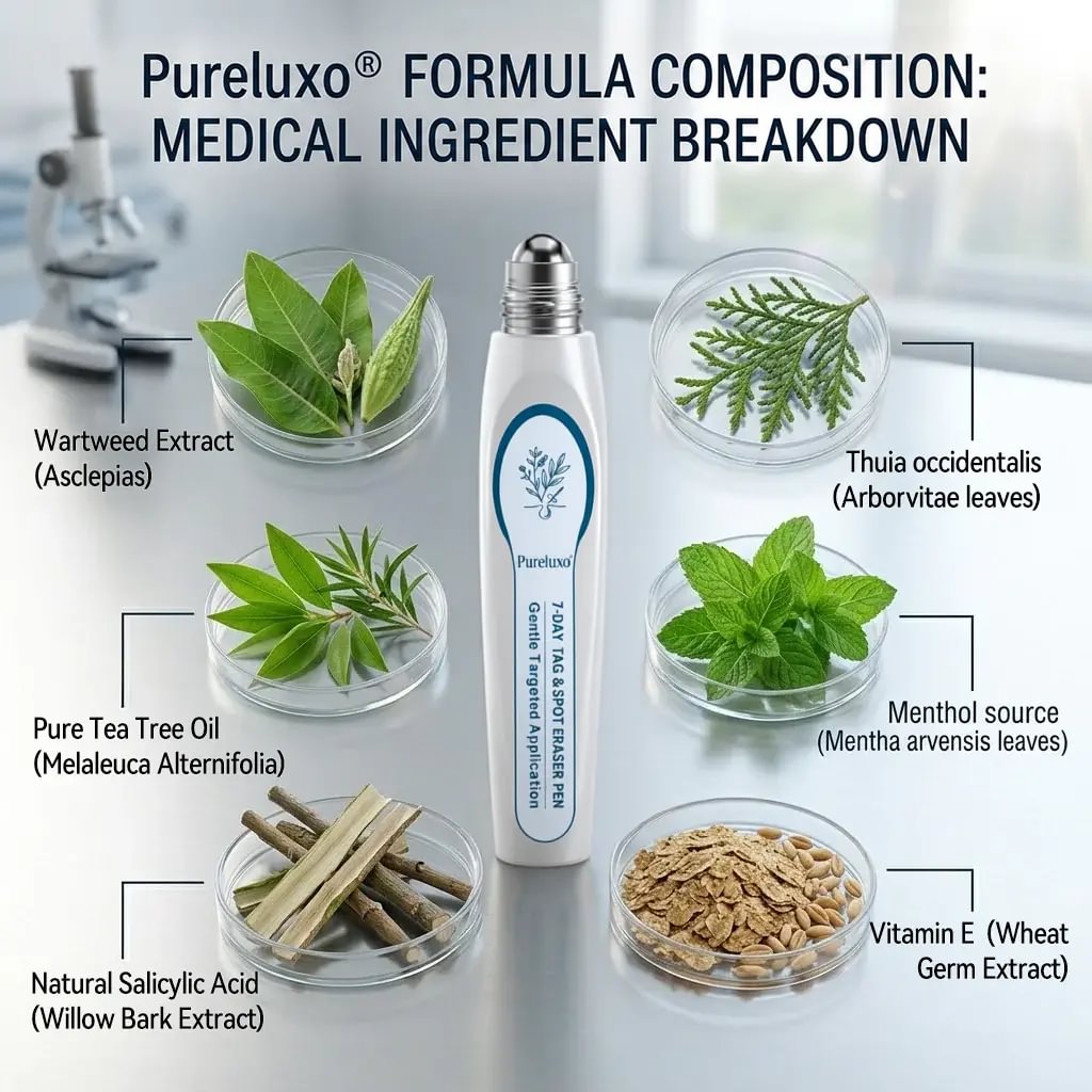 	Pureluxo&reg; 𝟕-𝐃𝒂𝘆 𝐒𝗸𝐢𝐧 𝐓𝒂𝗴 & 𝐒𝐩𝙤𝐭 𝐄𝐫𝒂𝐬𝙚𝐫 Painless & Scar-Free Advanced Imperfection Remova𝗜 Ro𝗜𝗜erba𝗜𝗜 Pen