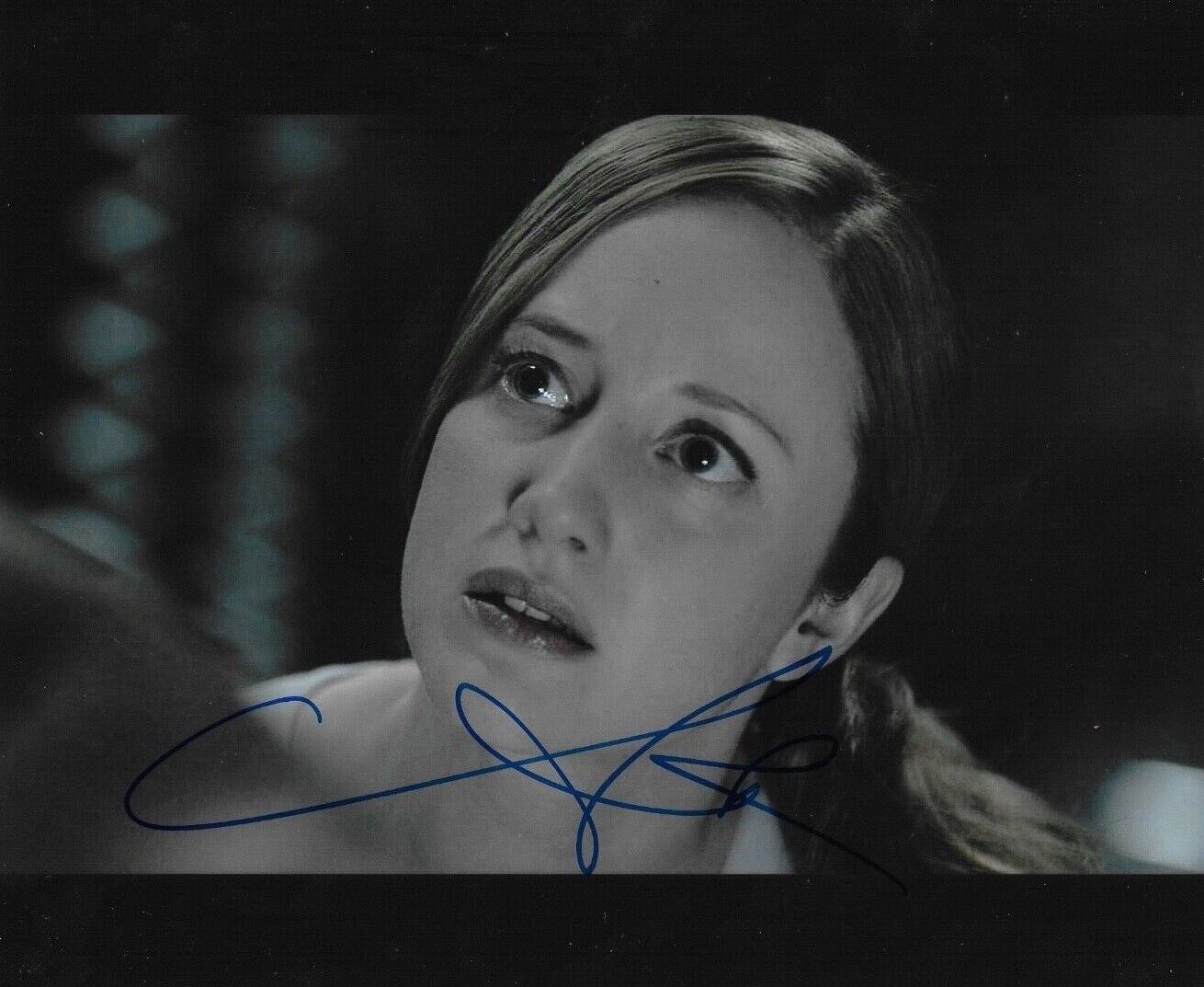 * ANDREA RISBOROUGH * signed 8x10 Photo Poster painting * OBLIVION * COA * 1