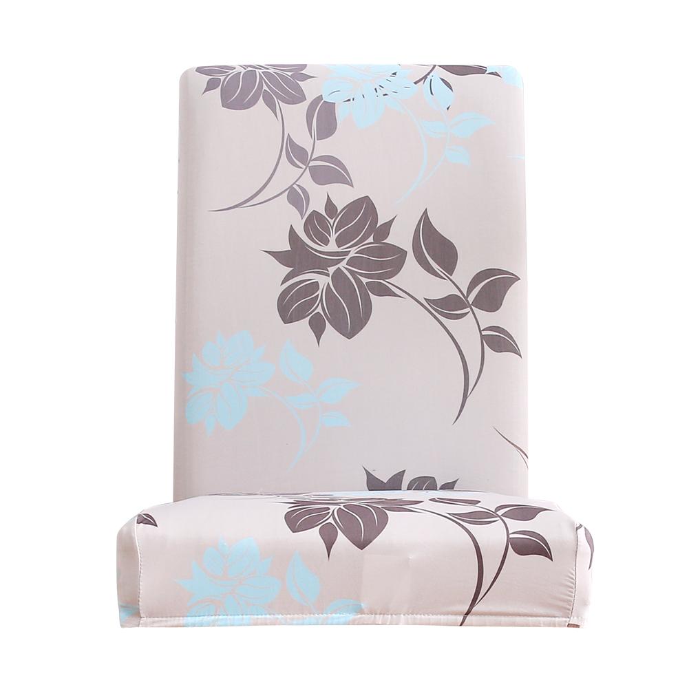 

Leaves Flowers Print Chair Cover Stretch Seat Protector Slipcovers (1pc, 501 Original