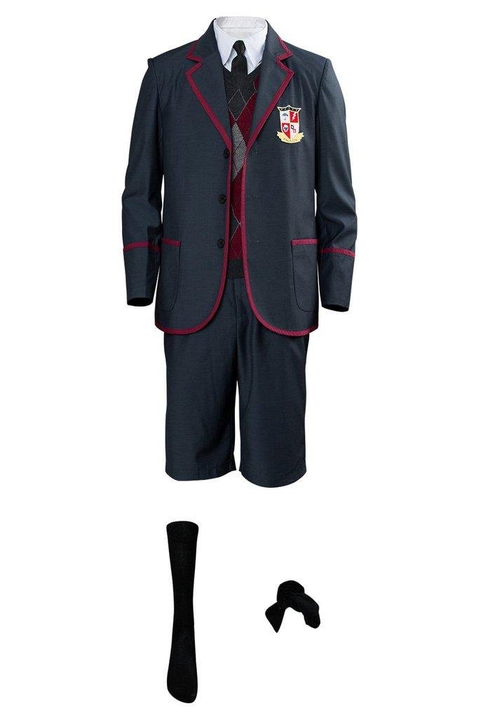 The Umbrella Academy Boys School Uniform Cosplay Costume For Kids