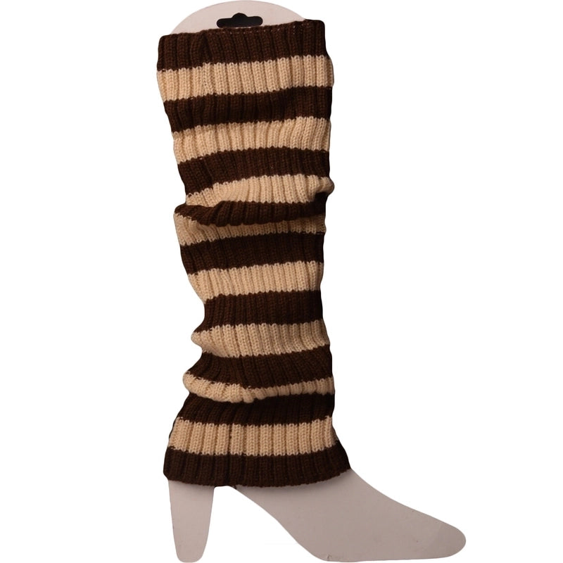 Women’s Fashion Stripe Solid Color Acrylic Jacquard Over The Knee Socks