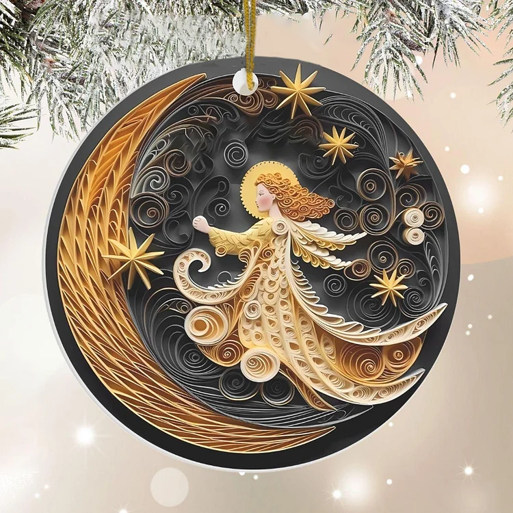 🎄🎅Flat Quilling Christmas Ornaments