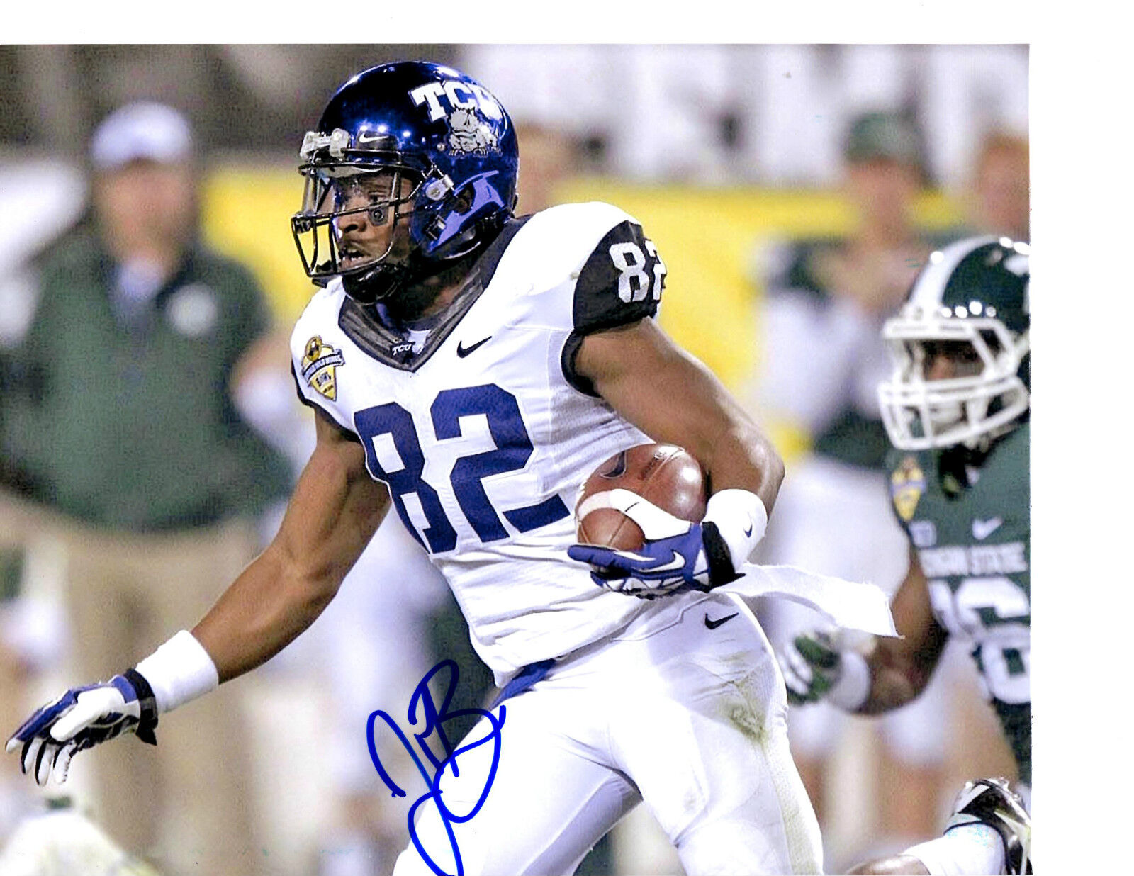 Josh Boyce TCU Horned Frogs signed autographed football Photo Poster painting 2013 Draft a