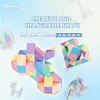 Snake Twist Cube Stress Relief Educational Toys Children Gifts Magic Snake Ruler Puzzle Folding Educational