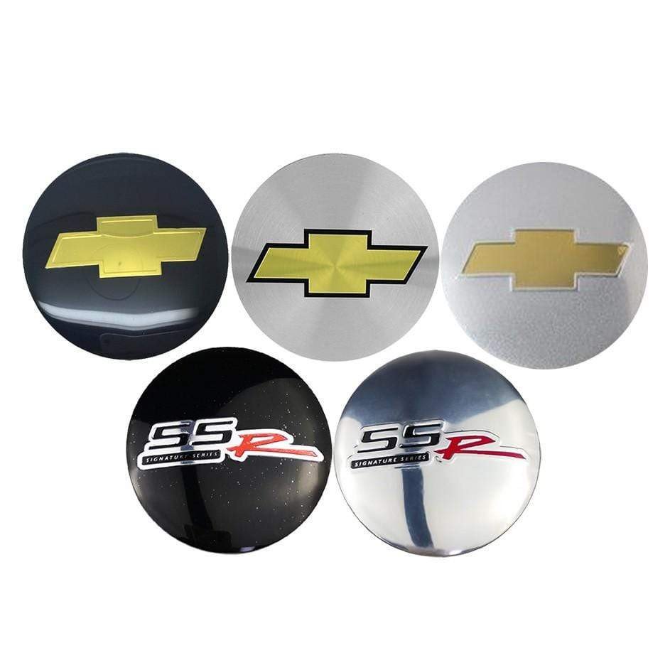 4pcs 56mm Chevrolet SSR Logo Car Wheel Center Hub Cap Sticker Auto Tire Emblem Badge Decal Accessories voiturehub dxncar