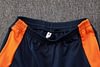 Joyfball 2024/2025 Manchester United Long Zipped Jacket Dark Blue Soccer Jersey 1:1 Thai Quality